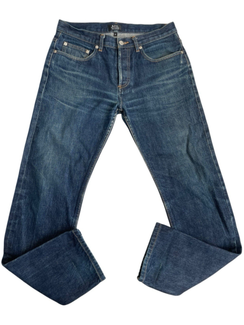 APC New Standard Selvedge Jeans 31x33 Blue Straight Slim Japanese Denim